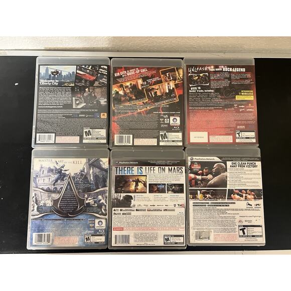 Lot Of 6 PlayStation 3 Games. GTA IV, Guitar Hero, Fight Night - Picture 7 of 12